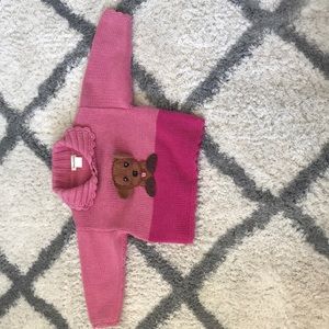 neiman marcus 6 - 12 months knit dog sweater